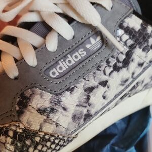 Adidas Continental 80 in Gray and White
